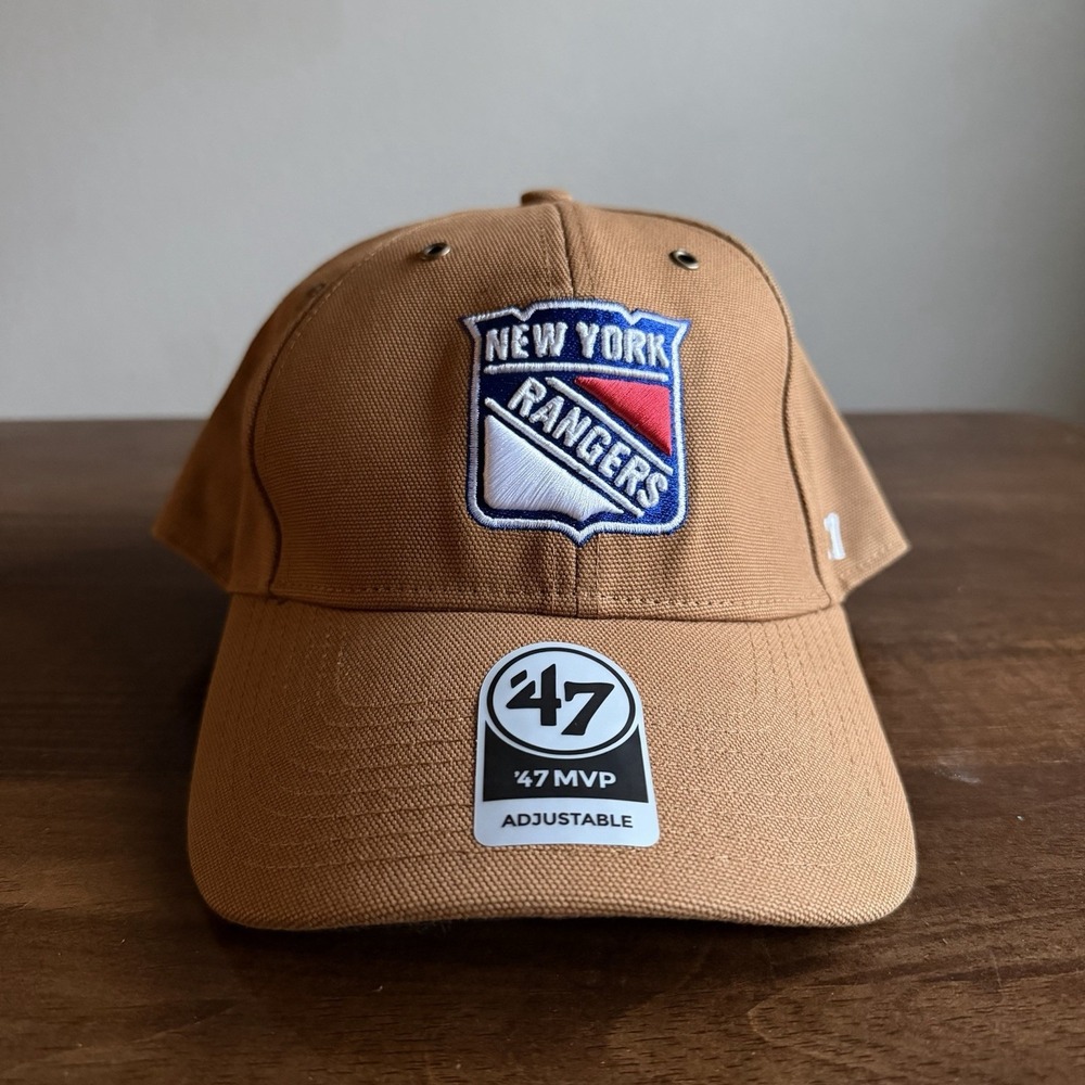NWT Carhartt x '47 New York Rangers Snapback Hat NHL Hockey